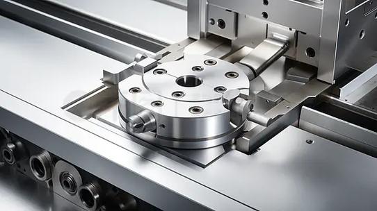 简约蓝色五金产品电商通用促销主图模板机械机器零件细节摄影图五金